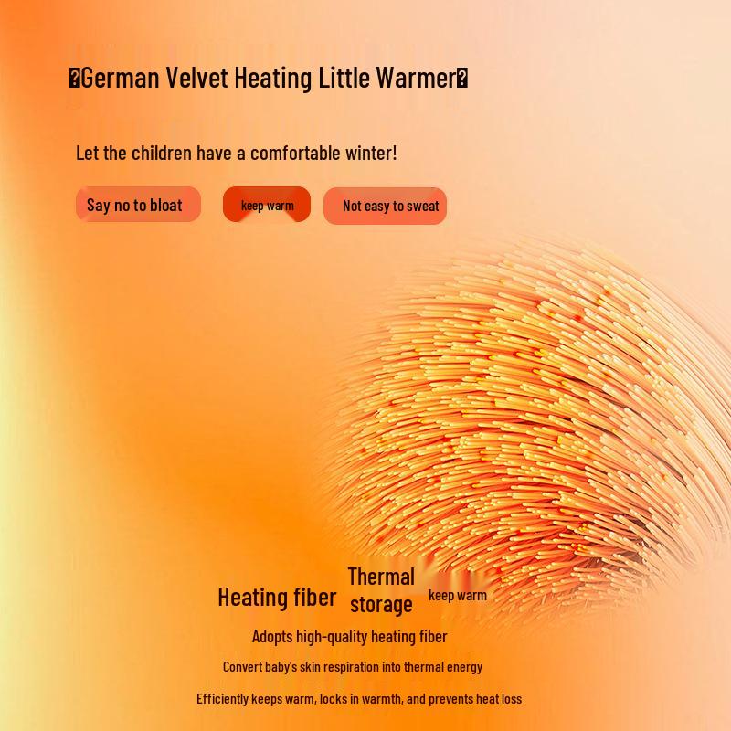 Kids' Reversible Self-Heating Fleece Vest - Antibacterial, Brushed Warmth for Autumn/Winter