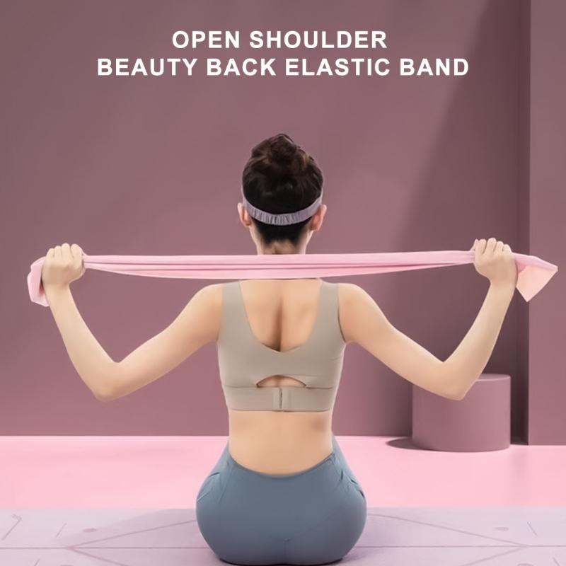 High Elasticity Yoga Strap Pilates Stretch Band Flexibility Pilates Training Band Yoga Stretch Band Yoga Resistance Band