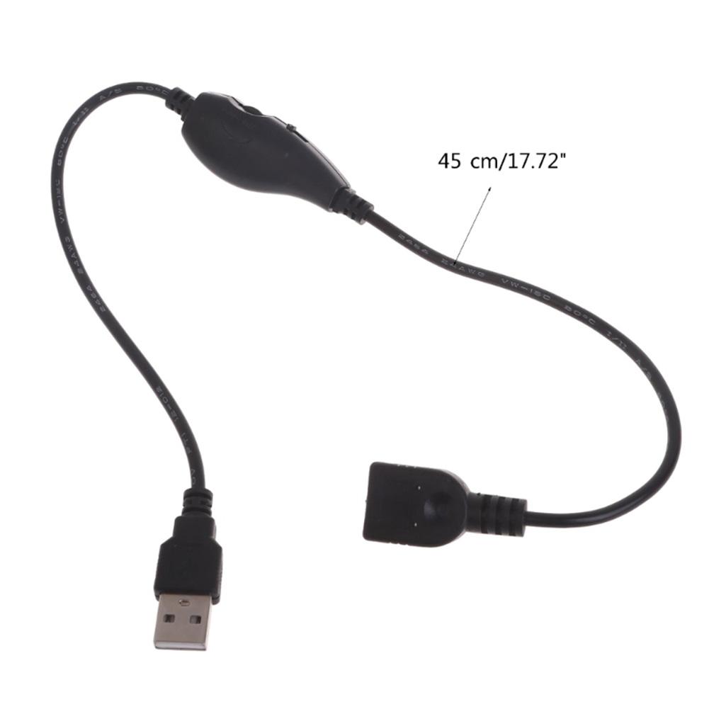 5v Charging Cable For Devices Lamp Fan Speed Controller 45CM 5V Fan Controller Adjustable Speed And Brightness