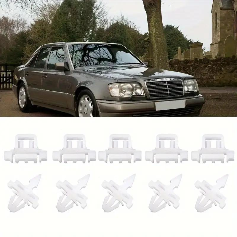 30pcs Durable Plastic Car Side Door Molding Trim Clips Replacement For Mercedes-Benz 124, E-Class & Kombi Models (1985-1996)