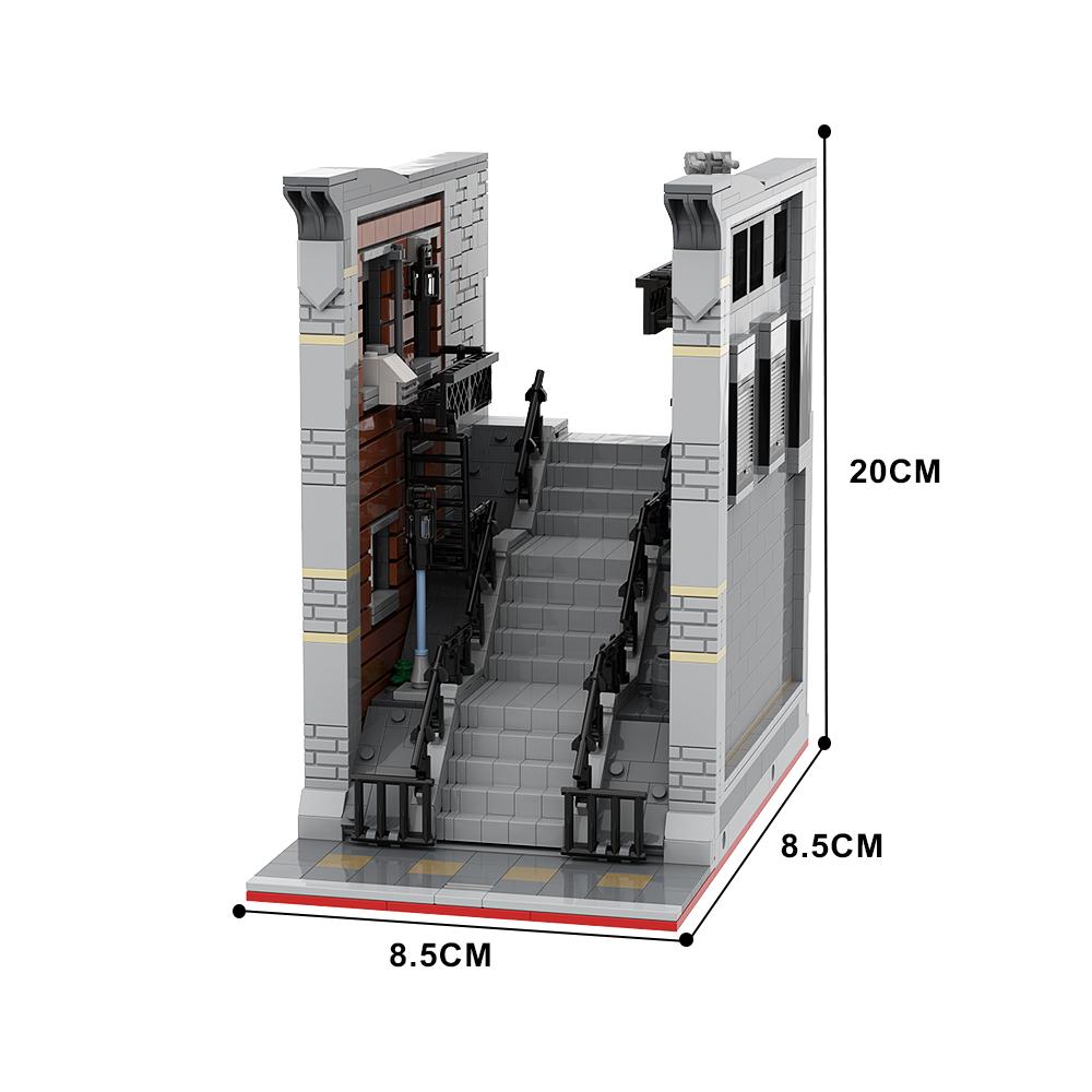 

Gobricks MOC Amusing Circus Joker Steps Bricks Horror Staircase Blocks Kit Jokers Construction Toys Ideal For Gift