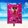 1pc Comfortable Home Print Throw Blanket, Betty Boop Blanket For Bed and Sofa Use, Special Present For Family