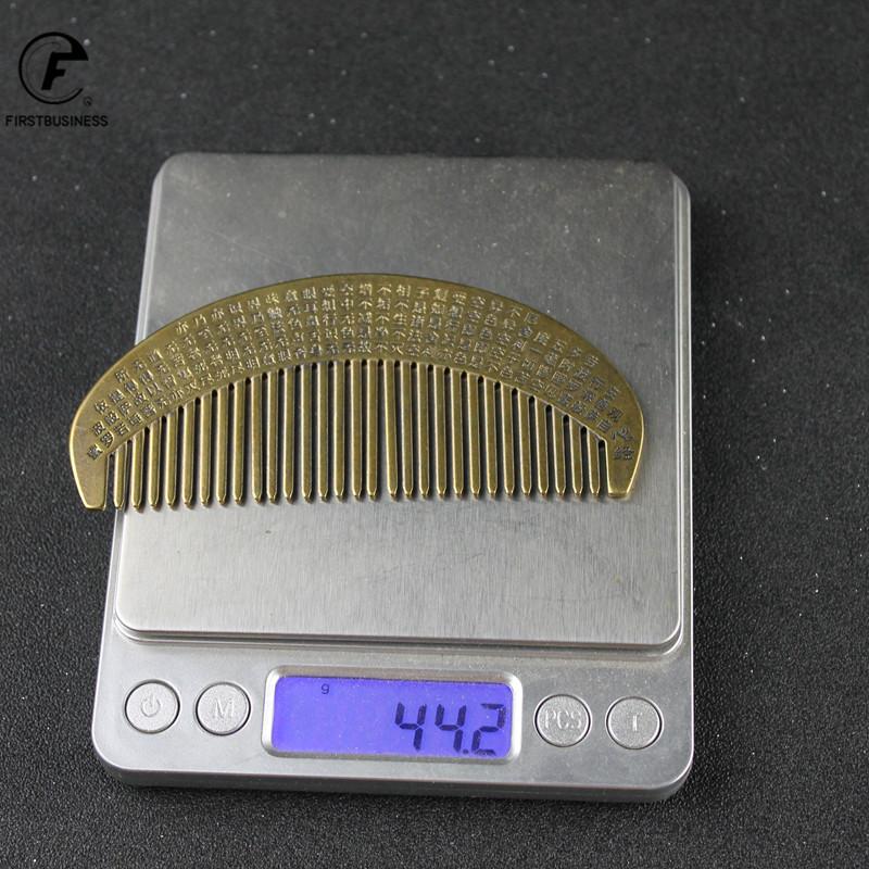 Chinese Style Phoenix Peony Elephant Hairs Brush Hair Comb Women Care Anti-Static Pure Brass Copper Tools Mother's Day Christmas