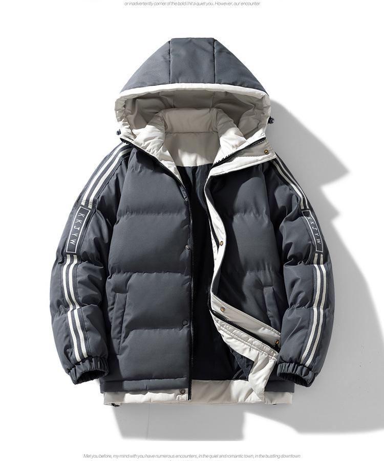 Men's Thick Hooded Casual Winter Cotton Jacket