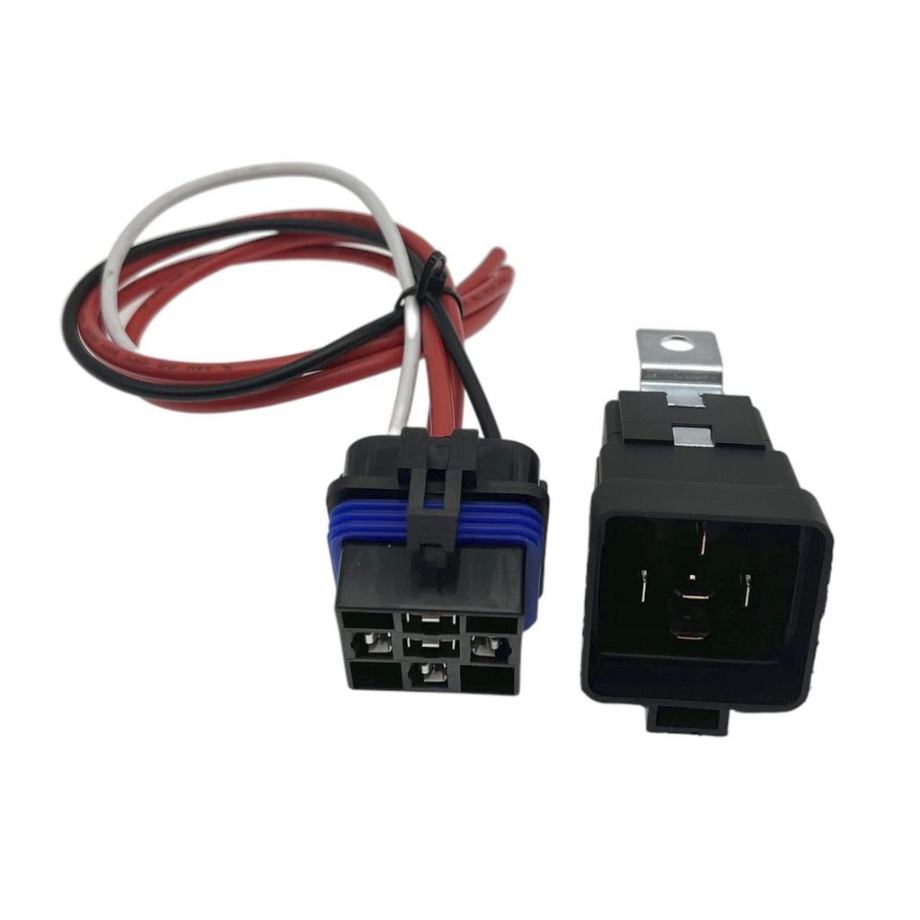 80A/60A 50A/30A 12V Waterproof Automotive Relay With Socket 5-Pin Relay Switch For Marine Automotive Fan Multi-purpose Relay Kit Relays 5