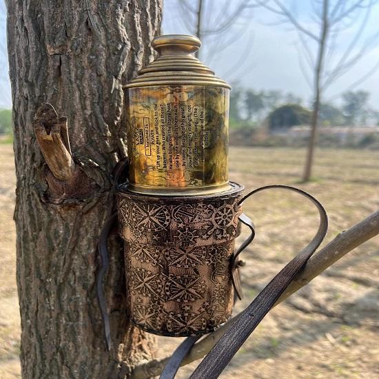 

Brass Telescope Premium Handcrafted Leather Cover Engraved Isaiah Stargazing Gift Astronomy Decor Gift For him