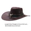 Classic Western Cowboy Hat with Wide Brim for Men's Cosplay