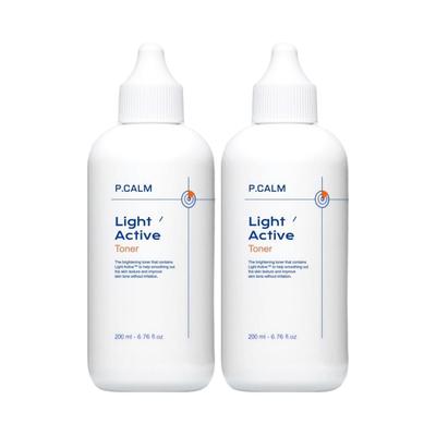 Light Active Toner 200ml 1+1 Duo Set, Brightening & 48-Hour Long-Lasting Hydration