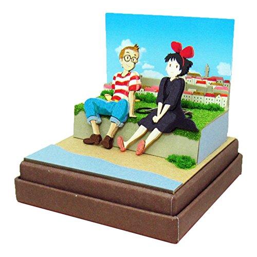 Sankei Studio Ghibli Mini Kiki's Delivery Service Tombo and Kiki Non-Scale Paper Craft MP07-85