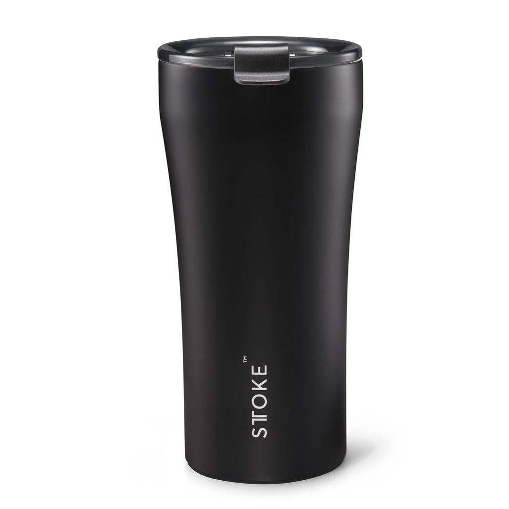 Sustainable Cup Tumbler 16oz G Airtight Lid Luxe Black G S12 [Stoke] (470ml)