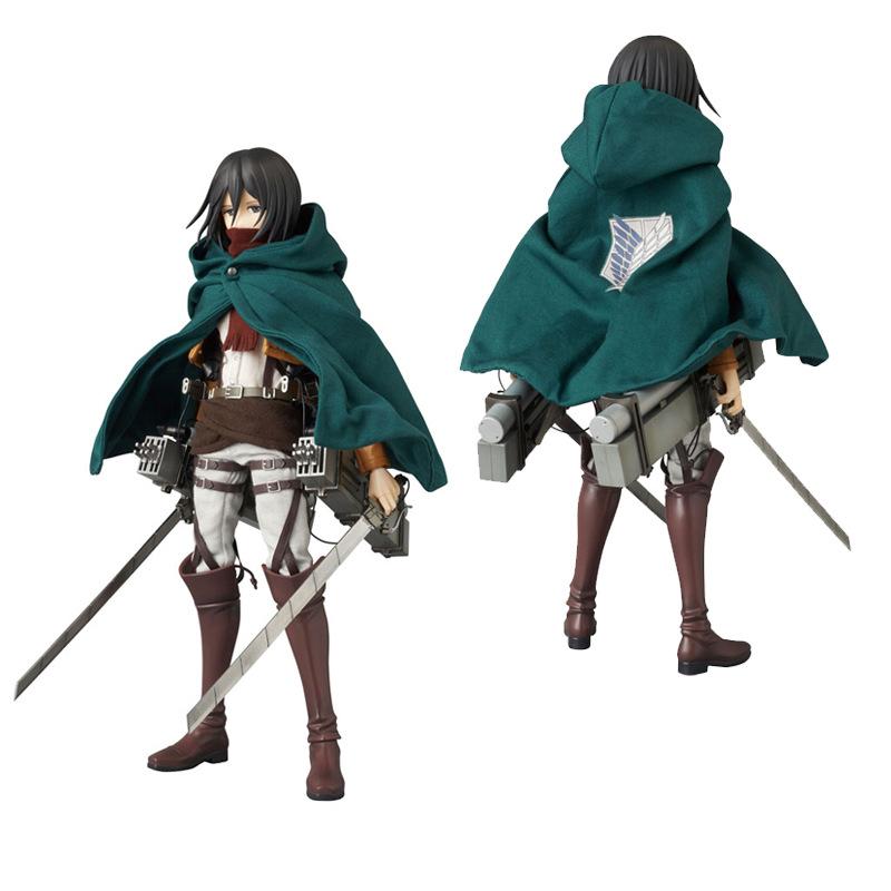 Anime Figure Attack On Titan Eren Jaeger Standing Holding Sword Detachable Model Toy Pvc Collection Desktop Ornaments