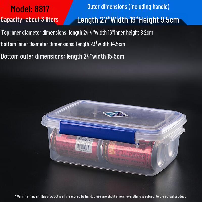 Food Grade Plastic Refrigerator Storage Box