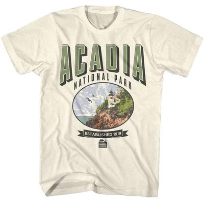 Acadia Bass Harbor Head Lighthouse Men's T Shirt