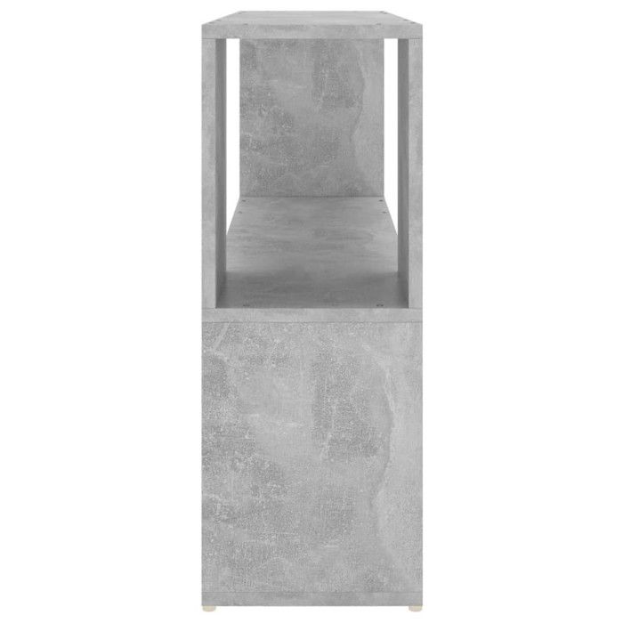 VidaXL Bookcase Concrete Grey 100x24x63 Cm Chipboard
