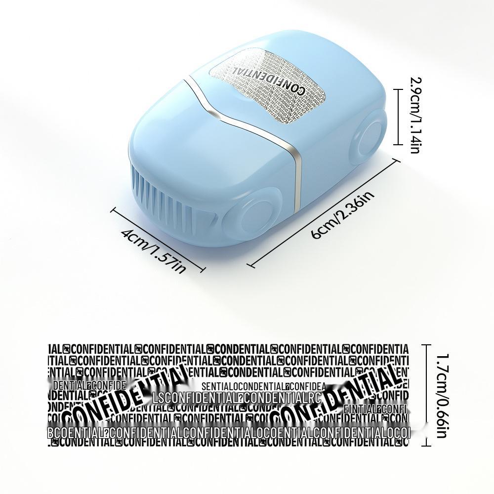 Compact Roller Stamp: Light-Sensitive, Anti-Counterfeit, Identity Protection Tool for Secure Cross-Border Use