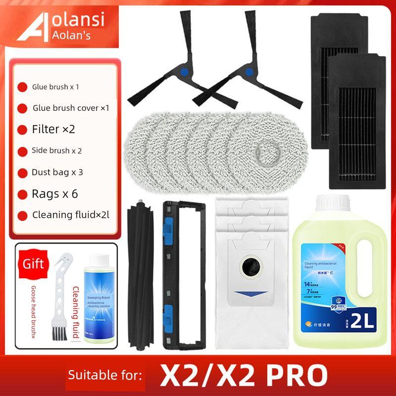 Applicable to Ecovacs Sweeping Robot X2/X5 Pro Rolling Brush Cover Accessories Glue Brush Cover X2s Main Brush Cover