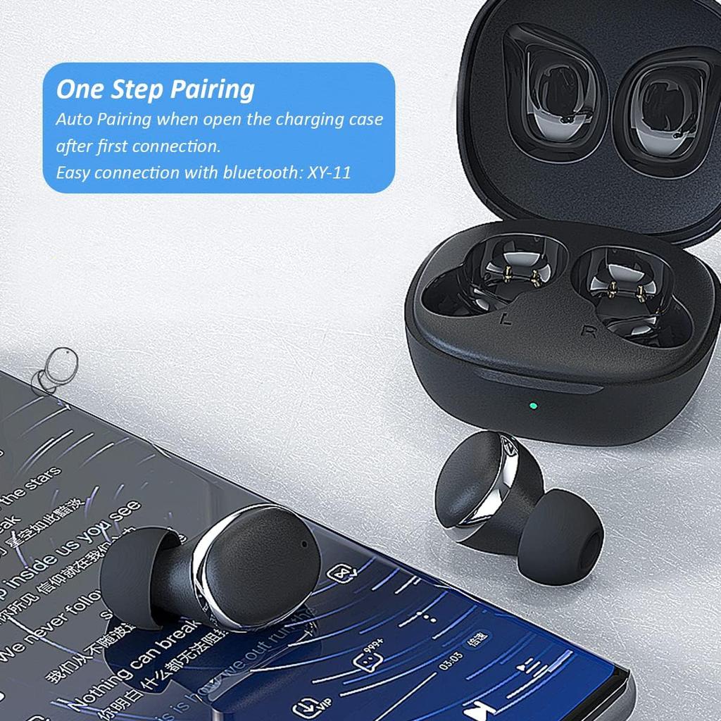 Kamon K11 Wireless Earbuds with Wireless Charging Case, Bluetooth 5.3, Touch Control Waterproof, in Ear Stereo Headphones Built in Mic Headset