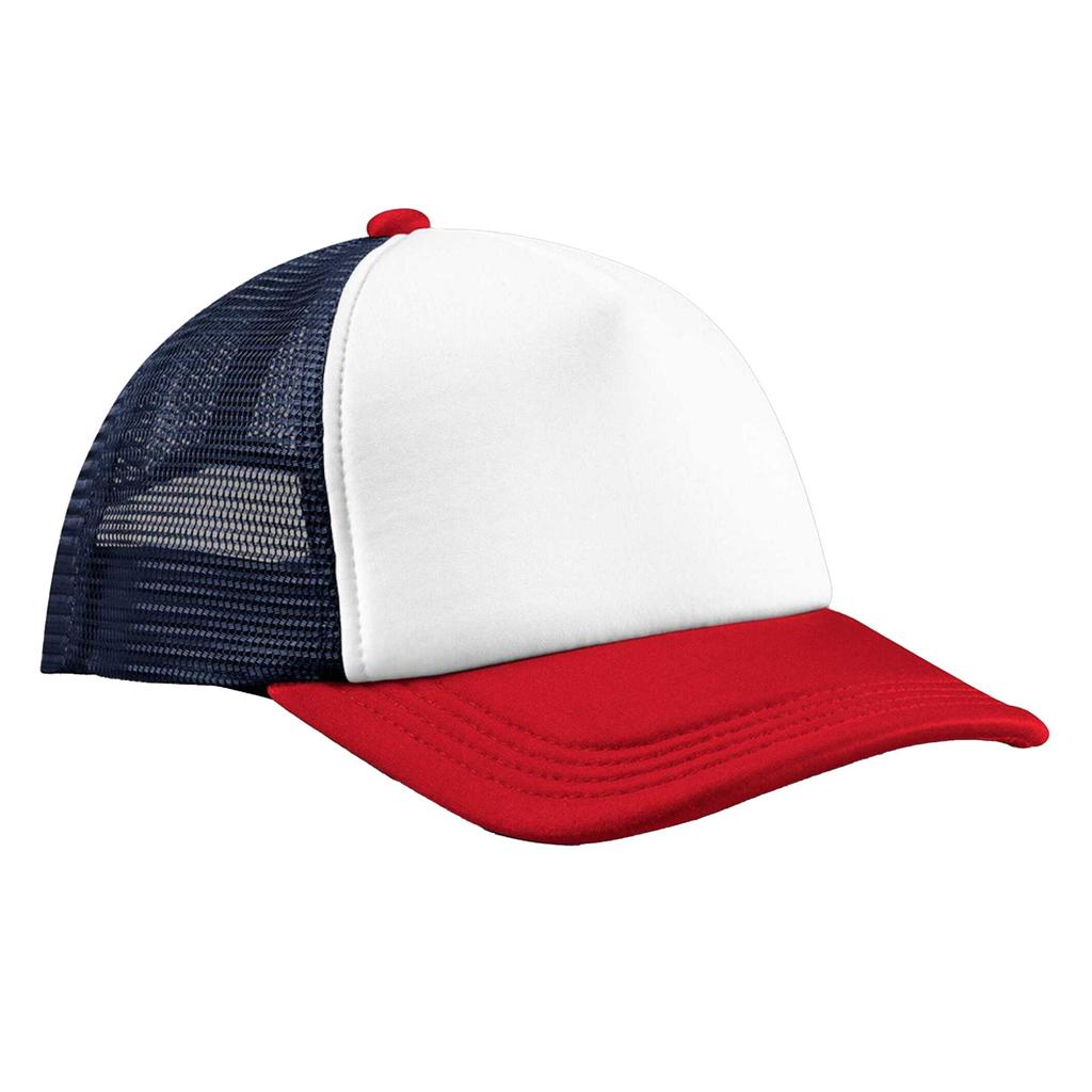 Beechfield Unisex Adult Retro 5 Panel Trucker Cap