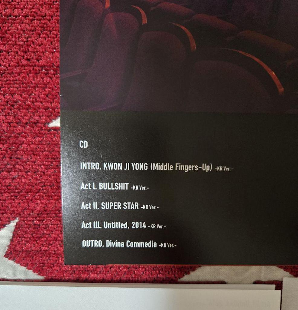 [USED] BIGBANG G-DRAGONKWON JI YONG