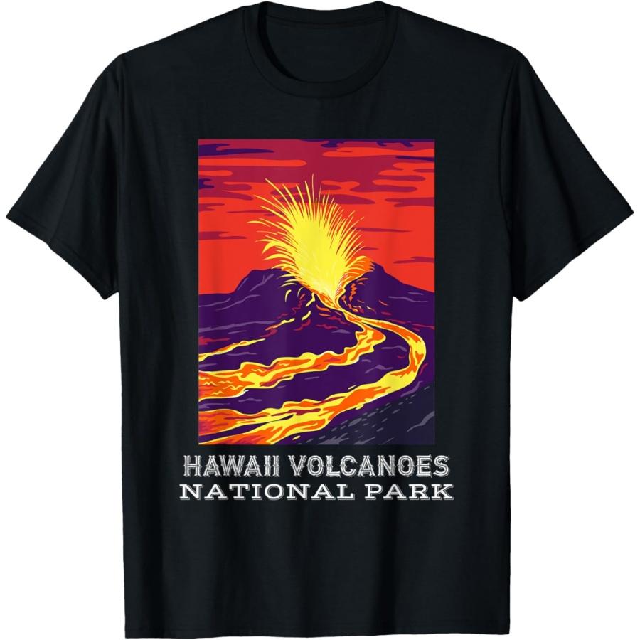 

Hawaii Volcanoes National Park Camping Hiking Outdoors T-Shirt XXXXXL чёрный