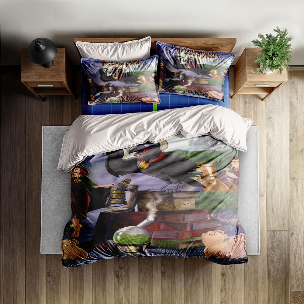 

Soft Modern King Queen Double Full Twin Single The Princess and Pea Bedtime Story without Size Bed Polyester Quilt Comforter (quilt)-EU Single(135*200cm)3pcs