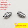 925 Sterling Silver Four-Leaf Clover Square Bead Spacer for DIY Crystal Bracelets