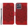 Phone Case For Motorola Edge 50 Neo 5G/Moto S50 5G/ThinkPhone 25 5G PU Leather Mandala Imprinted Design Wallet Cover