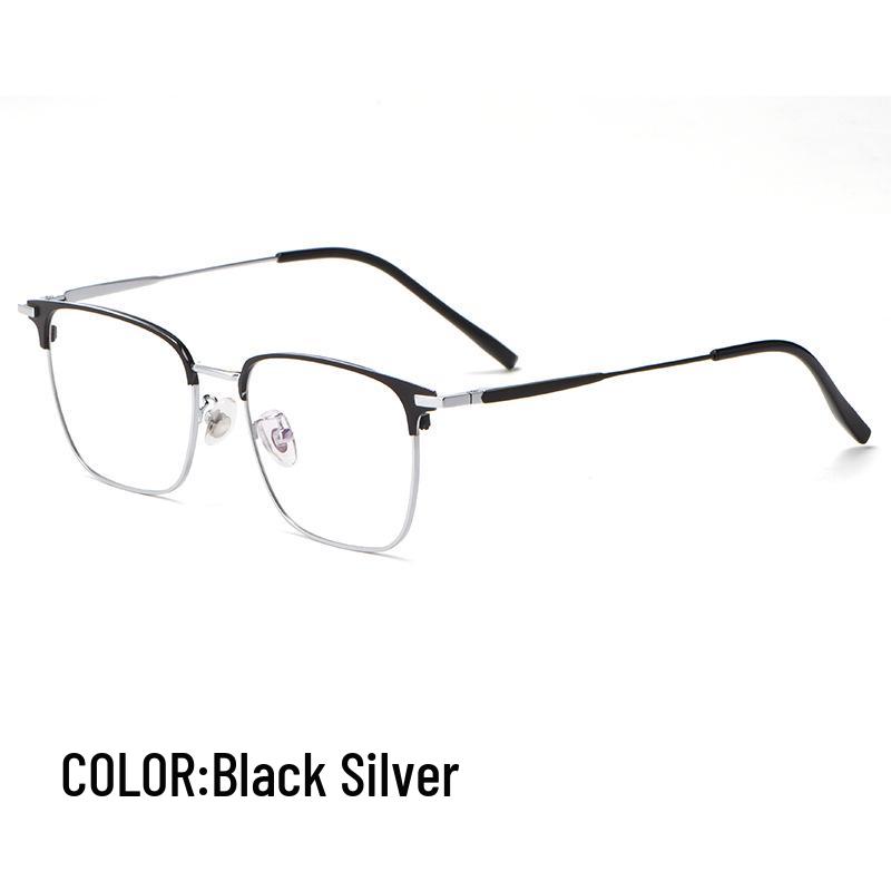 Rame de ochelari pentru bărbați, ultralegere, retro, cu jantă completă, din aliaj metalic, pentru lentile de prescripție