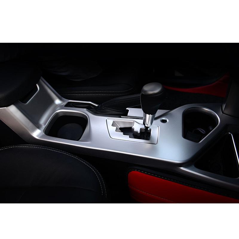 ABS Inner Middle Handbrake Gear Panel Shift Stall Paddles Cup Switch Frame Lamp Trim For Toyota RAV4 2014 2015 2016 2017 2018