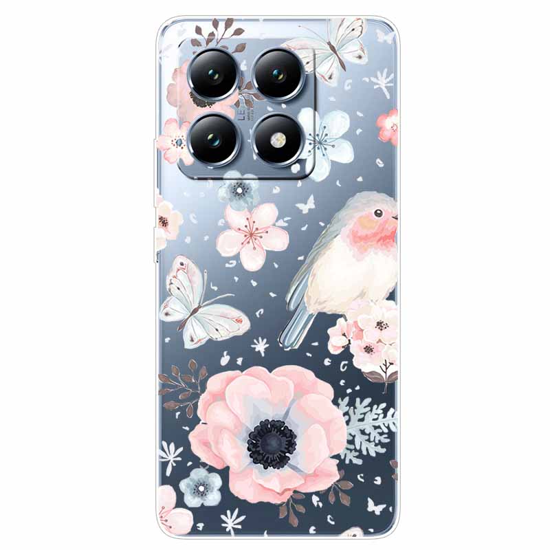 For Xiaomi 14T Pro Case 6.67'' Clear TPU Silicone Funda Capa for Xiaomi 14T Soft Covers Mi 14t 14 t 2024 Transparent Coques bag