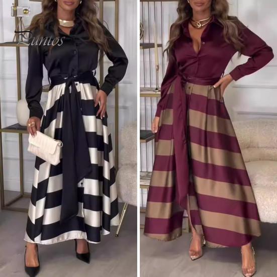 Женское летнее платье с отложным воротником — фото 7