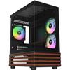 Thermaltake CA-1Z4-00M1WN-WS - View 170 WS ARGB - Boitier PC sans alimentation - Mini tour - Format Micro-ATX - Noir