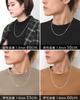 Gin no Silver 925 Venetian Chain Necklace for Men and Simple Design [Shinjuku Kura] Chain, Approx. 1.8mm Wide, 40-80cm (50cm) Long, Women,