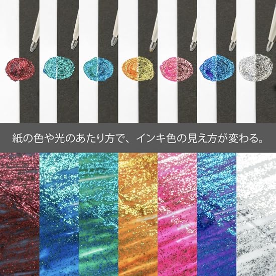 Pentel Ballpoint Pen Dual Metallic Original + Fantasy Set, 14 Colors K110-D14ST