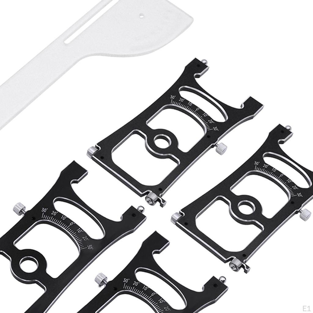 Chassis Setup System Set Adjustment Ruler Accessories Portable RC Aluminum Alloy for Electric Car