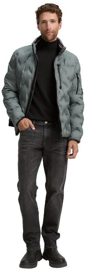 Winter Jacket Tom Tailor Hybrid Quilted Jacket with Detachable Hood Washed Jasper Green