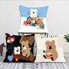 Cartoon Animation D-Dinotaeng Pillow Case Square Pillow Bedroom Sofa Leisure Comfort CushionCarLiving Room Home Decoration 40X40