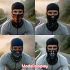 Balaclava Helmet, Animal Skull Pattern Sun UV Protection Face Mask, Lightweight Breathable Neck Gaiter for Motorcycle Cycling