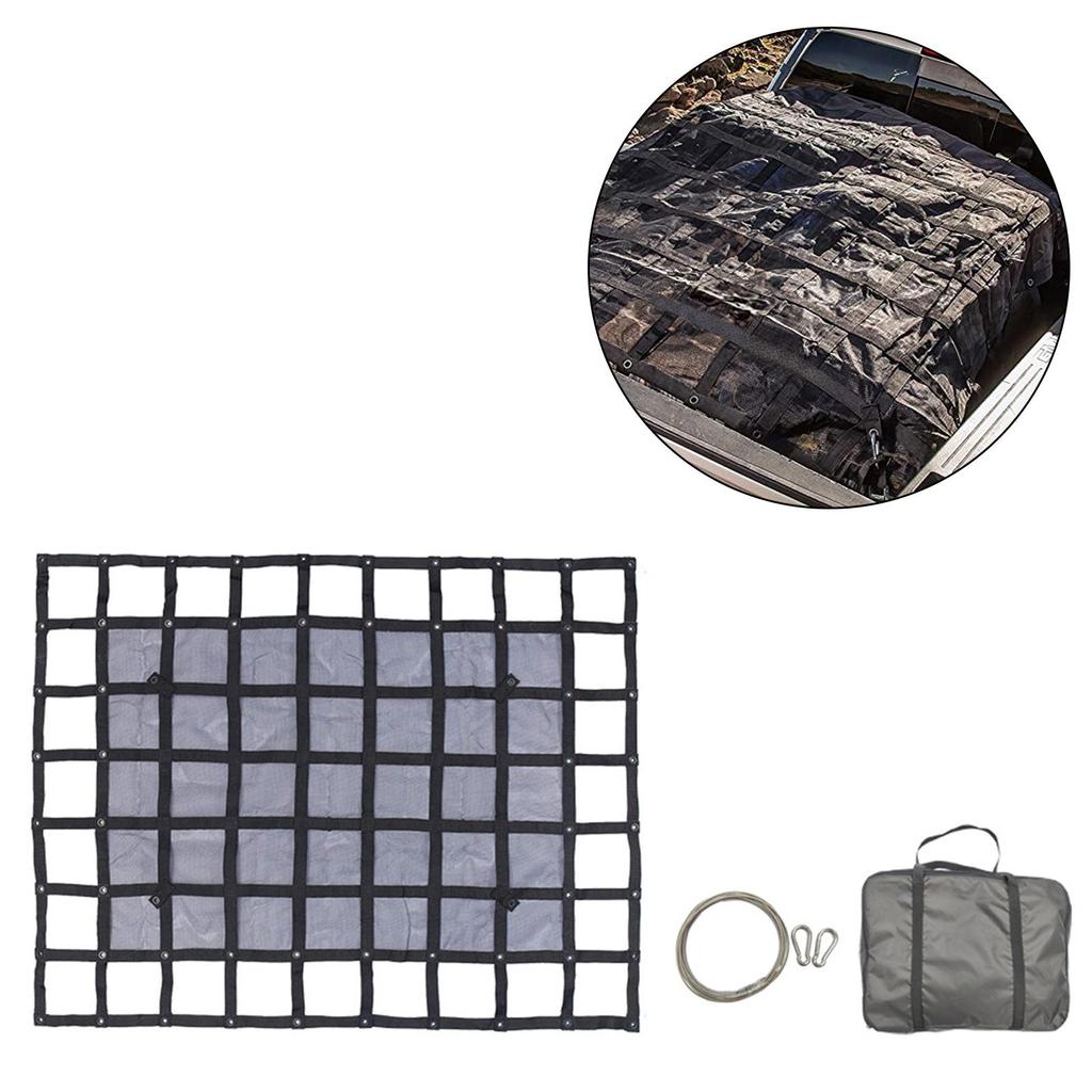 Cargo Net for Pickup Truck Bed Truck Cargo Net for Trailer Trucks Mesh Organizer Truck Bed Cargo Net for SUV Car Trailer