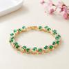 Gold Plated Zircon Cross Hand Chain Zinc Zinc Alloy Fashion Jewelry  Special Occasions