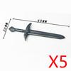 MOC Building Block Medieval Solider Knight Figures Toy Weapons Accessories Sword Axe Bow Sword Ten Spear Crossbow Mini Bricks