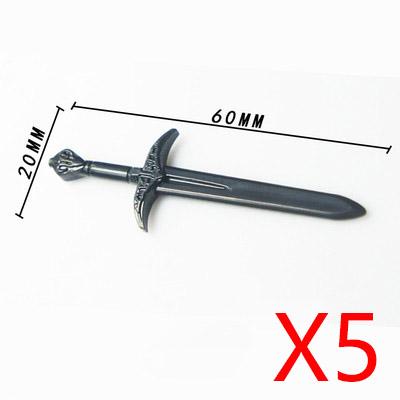 MOC Building Block Medieval Solider Knight Figures Toy Weapons Accessories Sword Axe Bow Sword Ten Spear Crossbow Mini Bricks