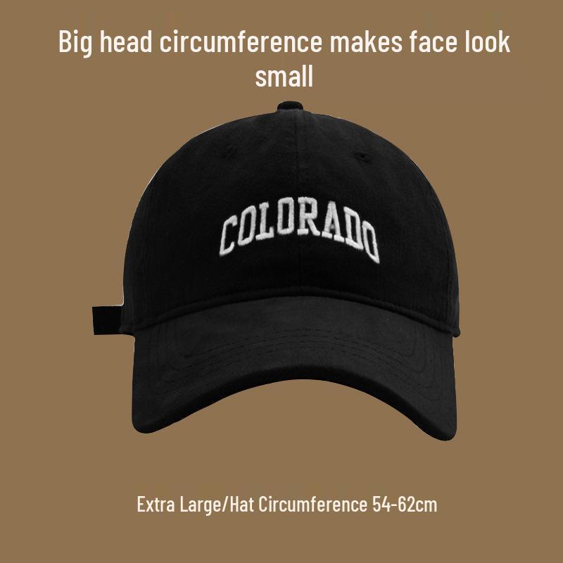 Riya Korean Style Unisex Large Baseball Cap - Autumn/Winter Duckbill Hat