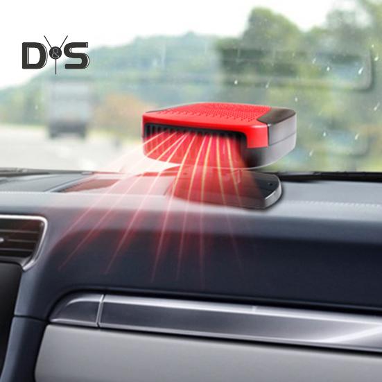 Car Heater Fan Defroster 12V Portable Windshield Defogger Fast Heating with Igniter Port Overheating Protection Low Noise Compact Cooling Fans for
