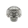 Adjustable Skull Ring Punk Gothic Retro Style Copper Statement Men Women