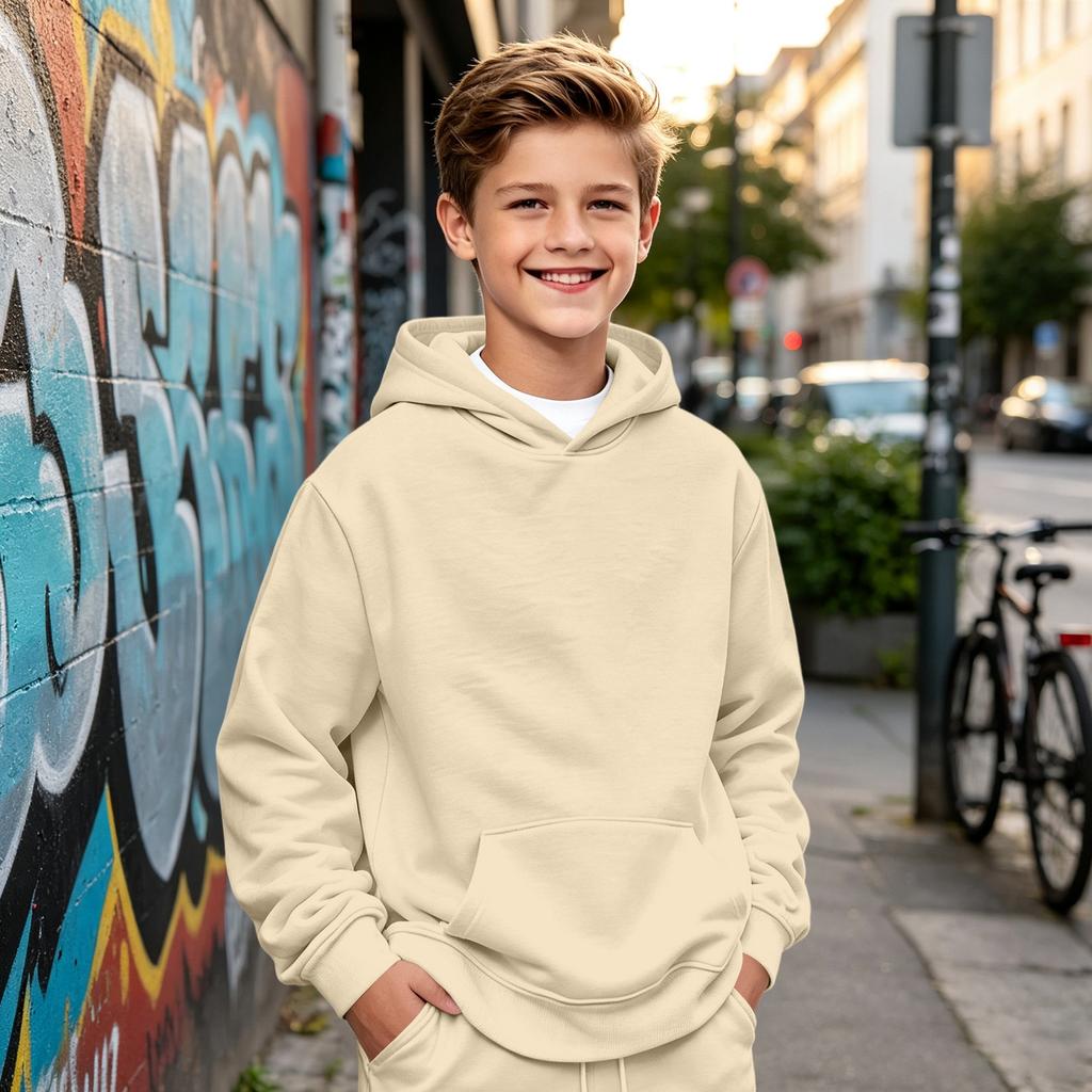 Kinder Pullover Hoodie Langarm Kapuzenpullover für Jungen und Mädchen Freizeitkleidung
