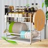 Stainless Steel 3-Layer Kitchen Storage & Drain Rack