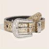 Adult Full Sequins Waist Belt Street Culture Enthusiasts Waist Belt Fashion Rock Fans Rhinestone Buckle Waist Belt