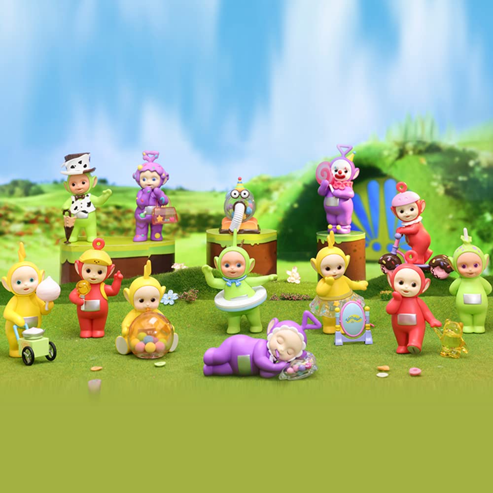 POP MART Teletubbies Fantasy Candy World Series [3-Piece Set] Pop Mart Gachapon Blind Box Figure Plastic Model Premium Toy Soft Vinyl Original