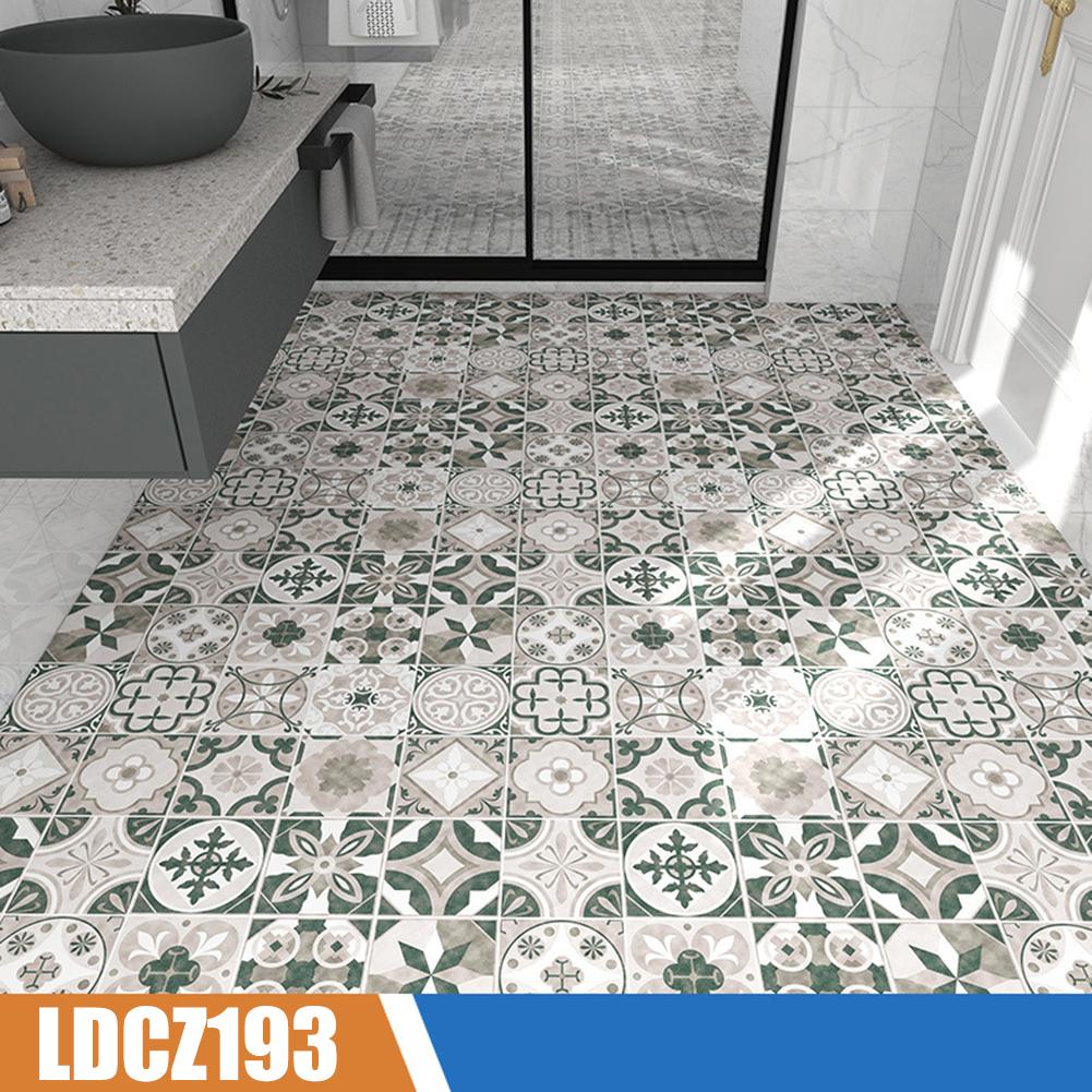 Bathroom Home Decoration Waterproof Floor Sticker Anti Slip Floor Sticker Long Lasting Durability Use Self-adhesive Waterproof